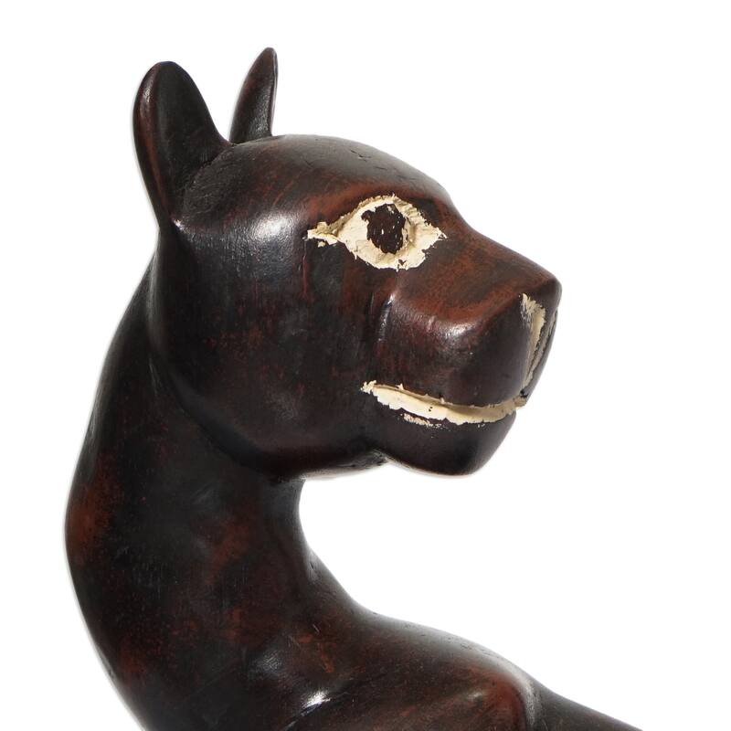 Novica Handmade Save Our Wildlife Wood Sculpture