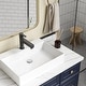 preview thumbnail 6 of 5, Vessel Sink Rectangular, 20"x18" Bathroom Sink White Ceramic Lavatory Vanity - 24x17.7x5.1in