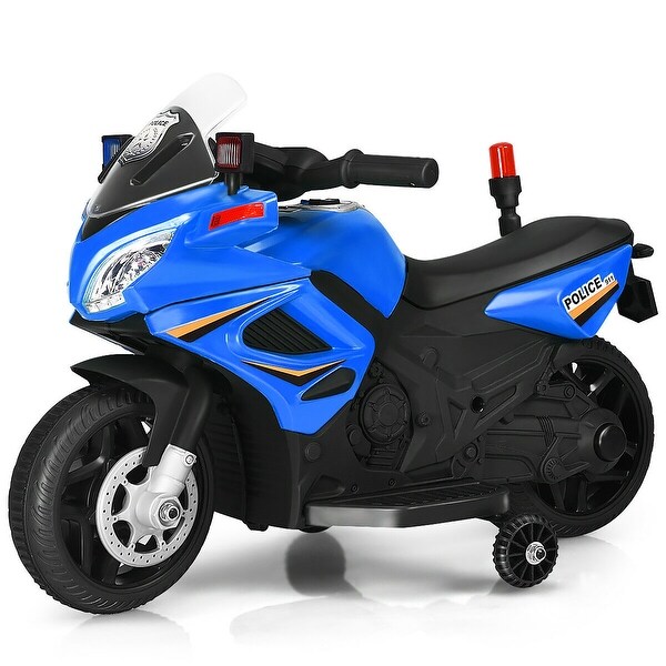 6v ride on police bike