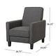 preview thumbnail 74 of 84, Darvis Fabric Recliner Club Chair by Christopher Knight Home