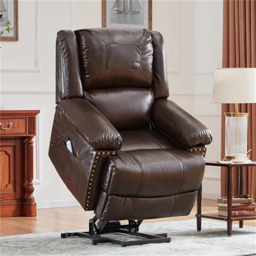 Vintage Rivet Accessories Power Lift Chair with Massage Function - Bed Bath  & Beyond - 34811299