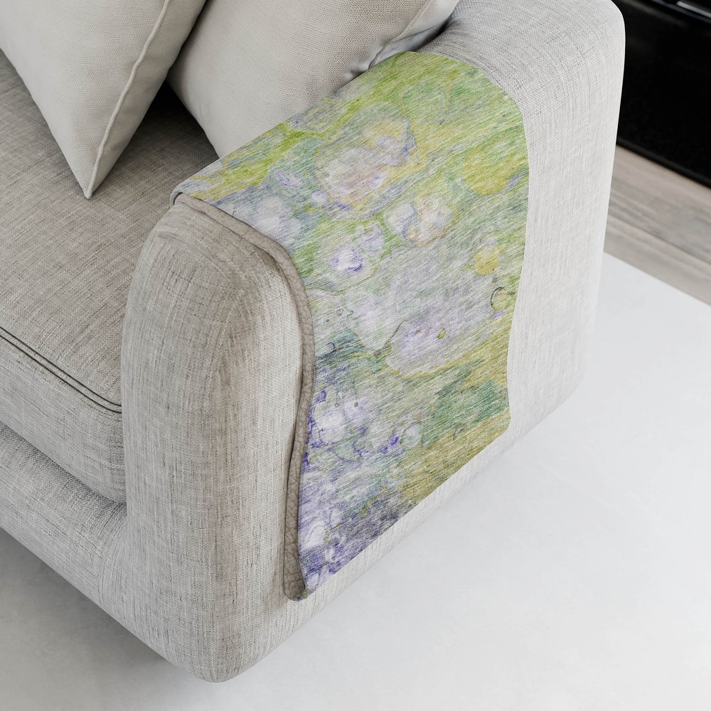 Premium Machine Washable Abstract Modern Sherpa Throw Blanket