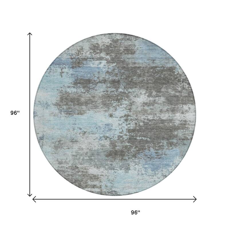 HomeRoots Abstract Transitional Rectangle Outdoor Rug