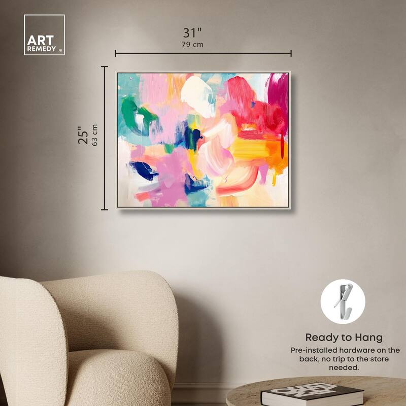 Pigment Play I Canvas by Art Remedy