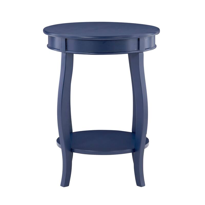 Penelope Round Table with Shelf