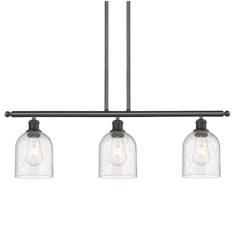 Innovations Lighting 516-3I-10-36 Bella Pendant Bella 3 Light 36" Wide - Oil Rubbed Bronze / Seedy