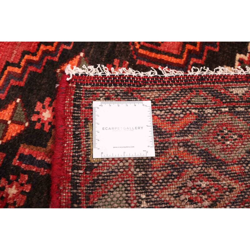 ECARPETGALLERY Hand-knotted Andelz Red Wool Rug - 4'4 x 7'0