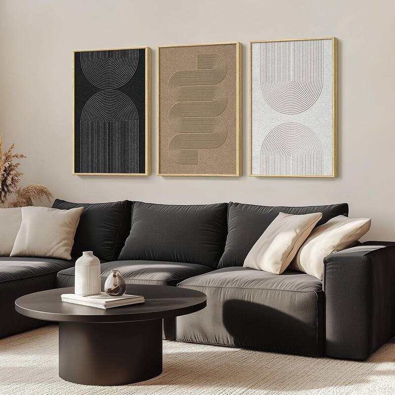 Paintings Artwork for Walls, Minimalist Geometric Pictures