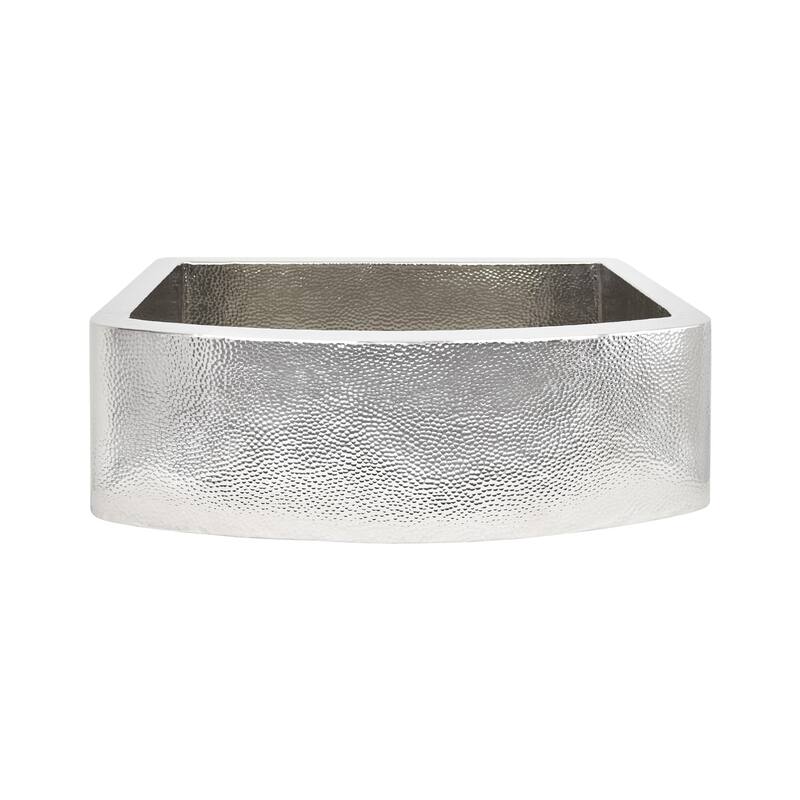 Rhapsody Hand-Hammered Copper Farmhouse Kitchen Sink - 33" x 20.5" x 10.25"