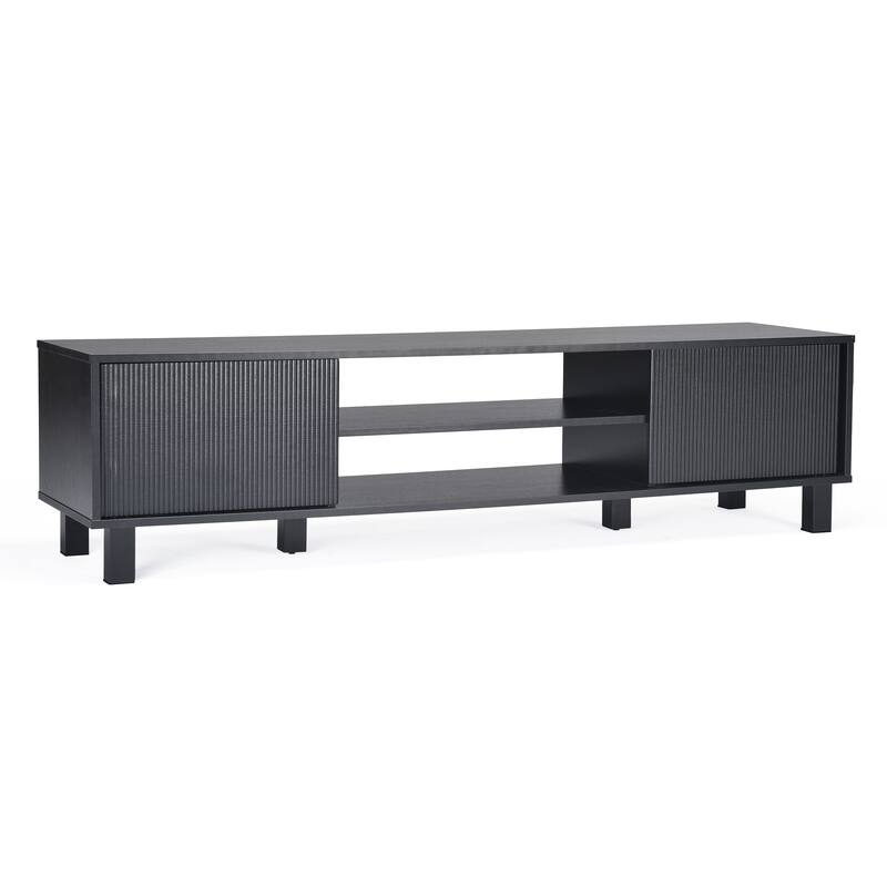 Mid-Century Modern 63" TV Stand Media Console Table Entertainment Center for Living Room