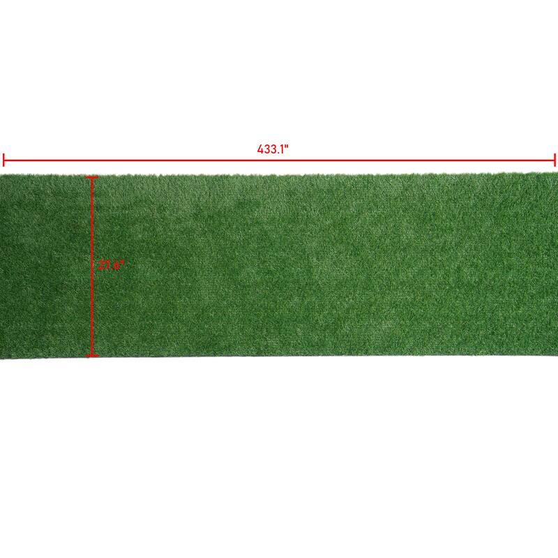 Timechee Luxury Synthetic Artificial Grass Turf Rug and Roll