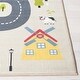 preview thumbnail 4 of 12, SAFAVIEH Kids Playhouse Machine Washable Slip Resistant Tonya Hopscotch