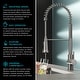 preview thumbnail 47 of 176, Kraus Britt Commercial 3-Function 1-Handle Pulldown Kitchen Faucet