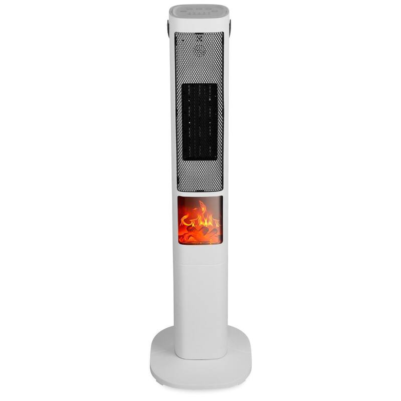 1500W Electric Heater with 3 Wind Modes Remote Control 5 Timer Overheat Tip-Over Protection