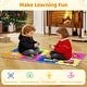 preview thumbnail 10 of 8, Gymax 8 PCS Kids Play Mat w/Detachable Animal Train Patterns for Aged - Multicolor