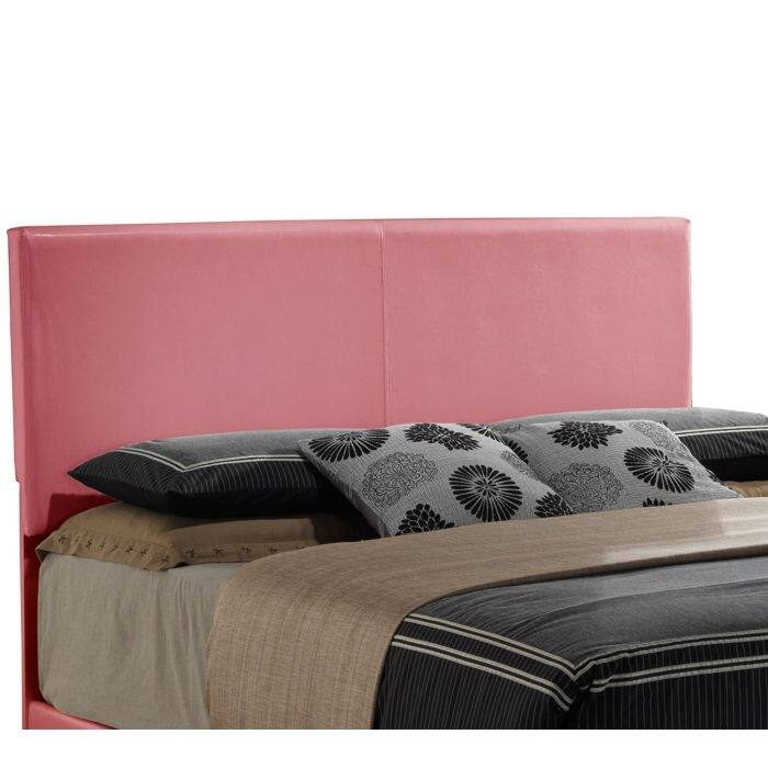 Pink Full Bed with Charming Casual Design, Easy Assembly, Compact Fit