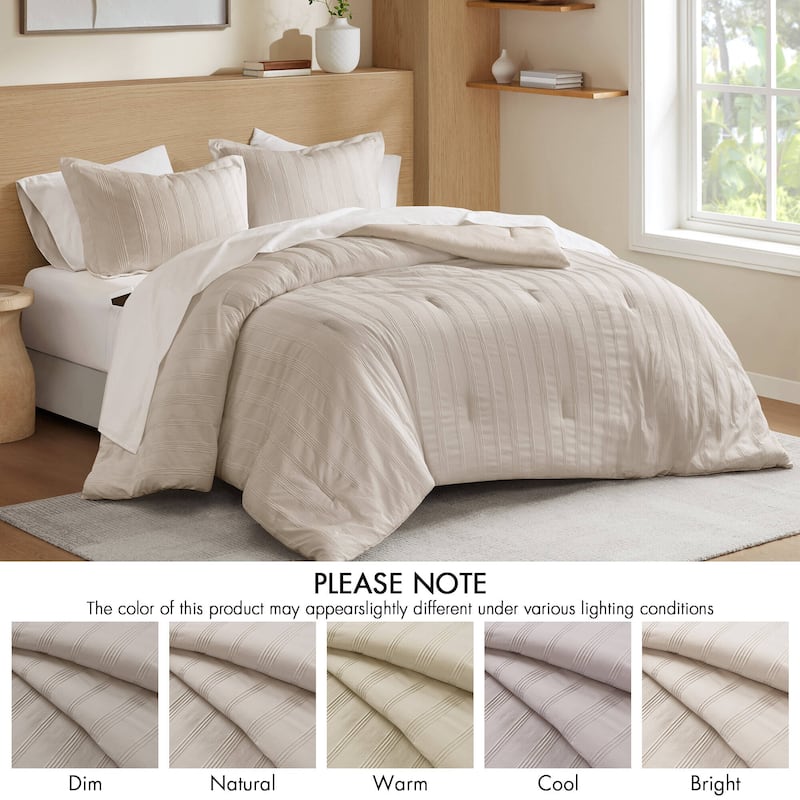 Chelsea Square Logan Woven Striped Comforter Set