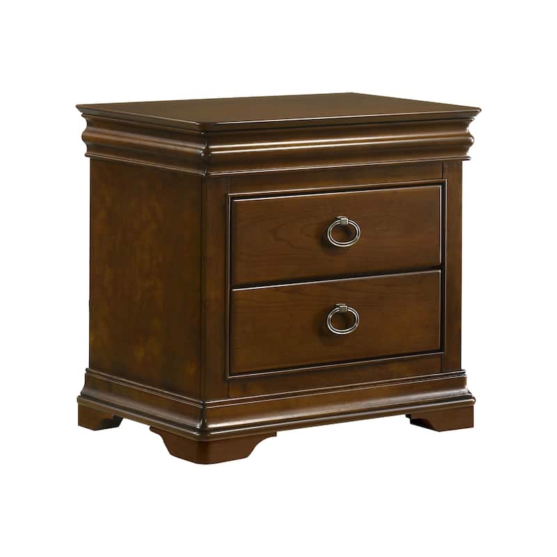 3-Drawer Nightstand with USB Ports