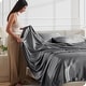preview thumbnail 6 of 22, Bare Home Poly Satin Sheet Set