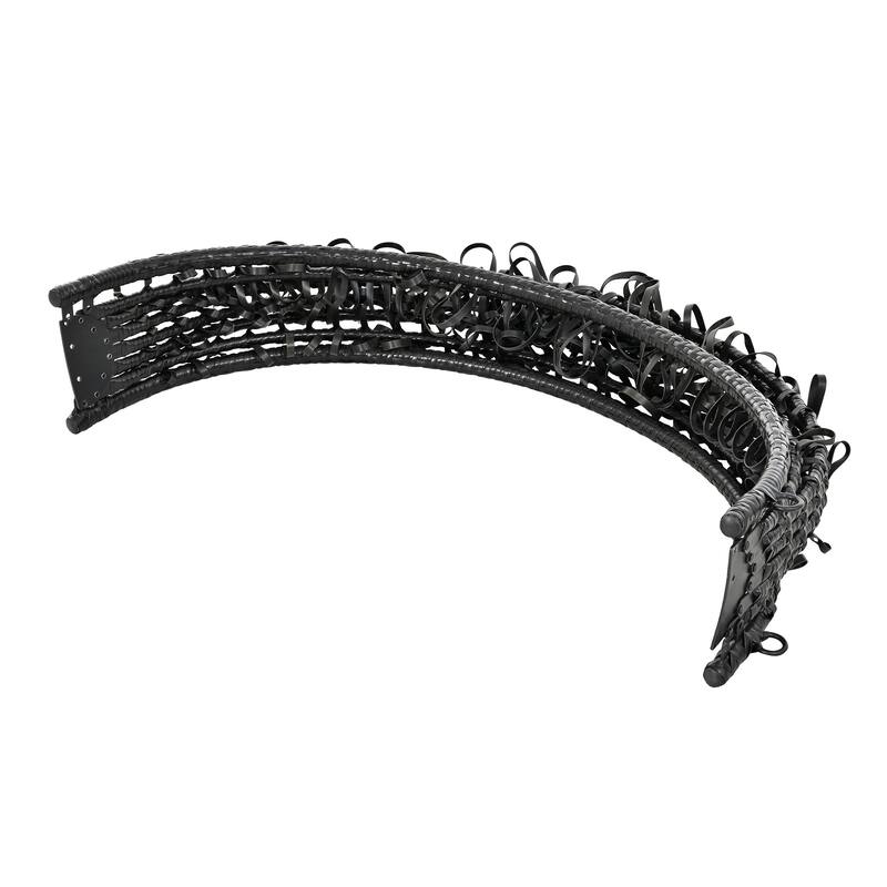 Single Person Folding Wicker Hammock Swing Chair with Adjustable Anti-Slip Feet