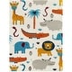 preview thumbnail 2 of 3, Mod-Tod Henry Kids Animal Area Rug