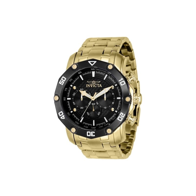 Invicta Men's 37725 Pro Diver Quartz Multifunction Black Dial Watch