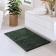 preview thumbnail 35 of 197, Hearth & Harbor Non-Slip Super Plush Chenille Bathroom Rugs Hunter Green - Medium
