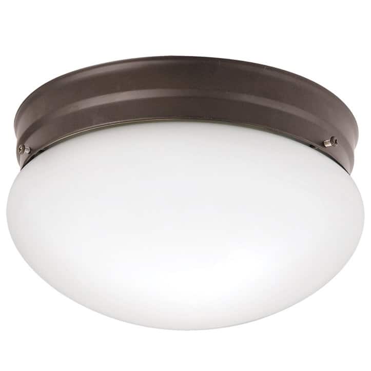 Kichler Ceiling Space 2 Light Flush Mount Indoor Ceiling Fixture - Olde Bronze
