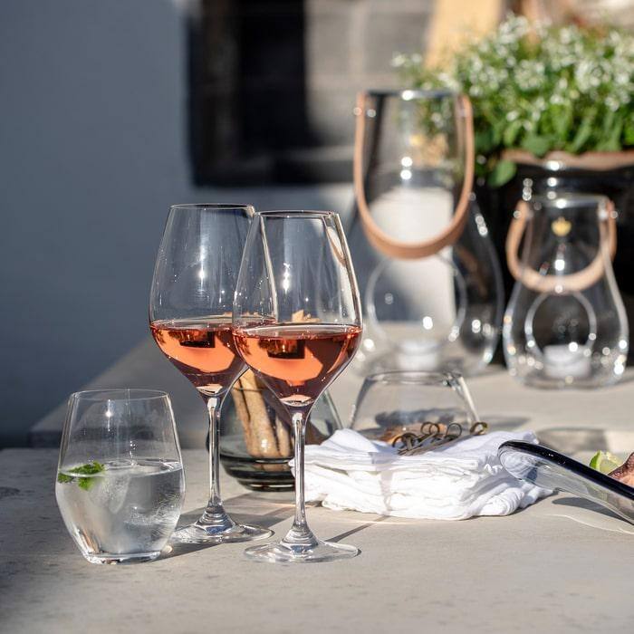 Holmegaard Cabernet White Wine Glass, Clear, 6 pcs. - 12.2 oz
