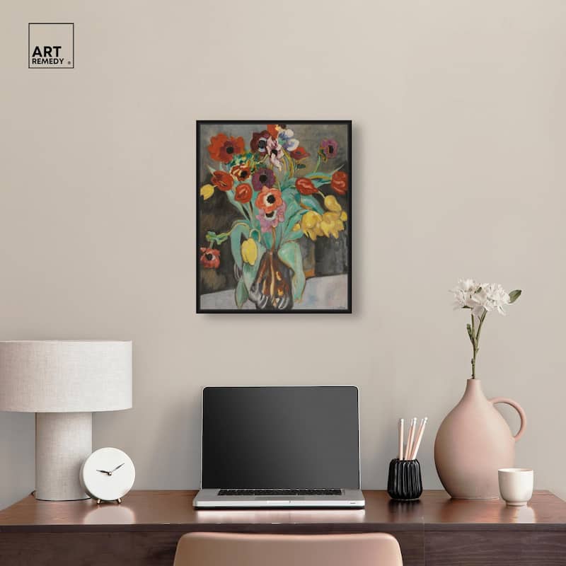 Valtat Anemones Tulipes Canvas by Art Remedy