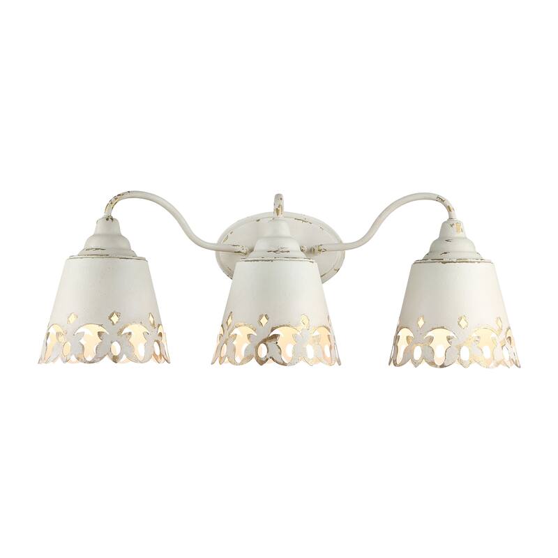 Wry Lighting Eloise 3-light Vanity in Antique Ivory