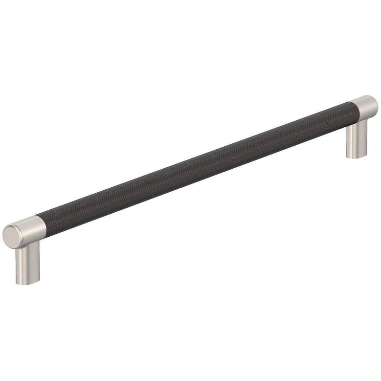Amerock BP54041 Esquire 18" Center to Center Bar Cabinet Pull - Satin Nickel / Oil Rubbed Bronze