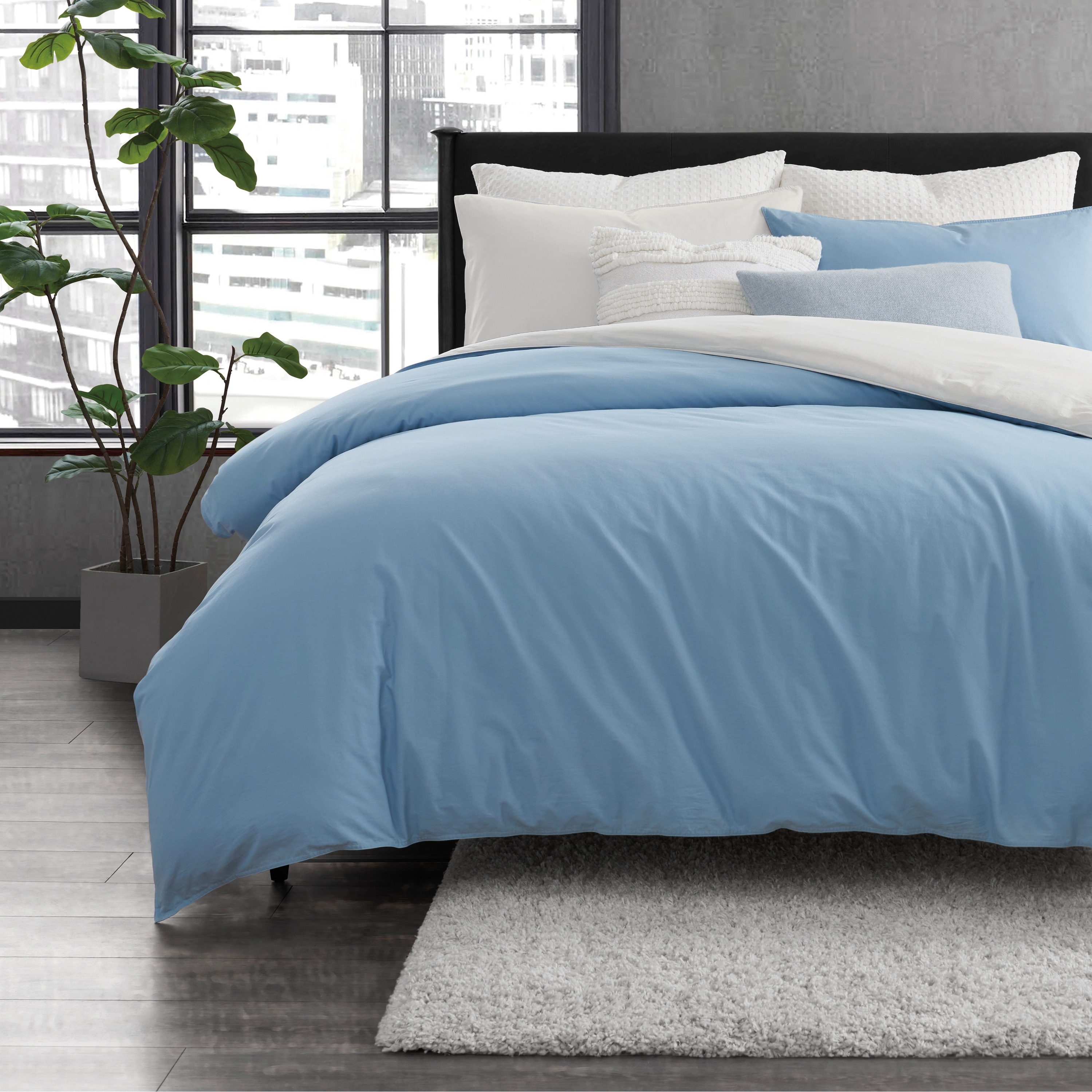 DKNY Reversible Vintage Washed Cotton Comforter Set