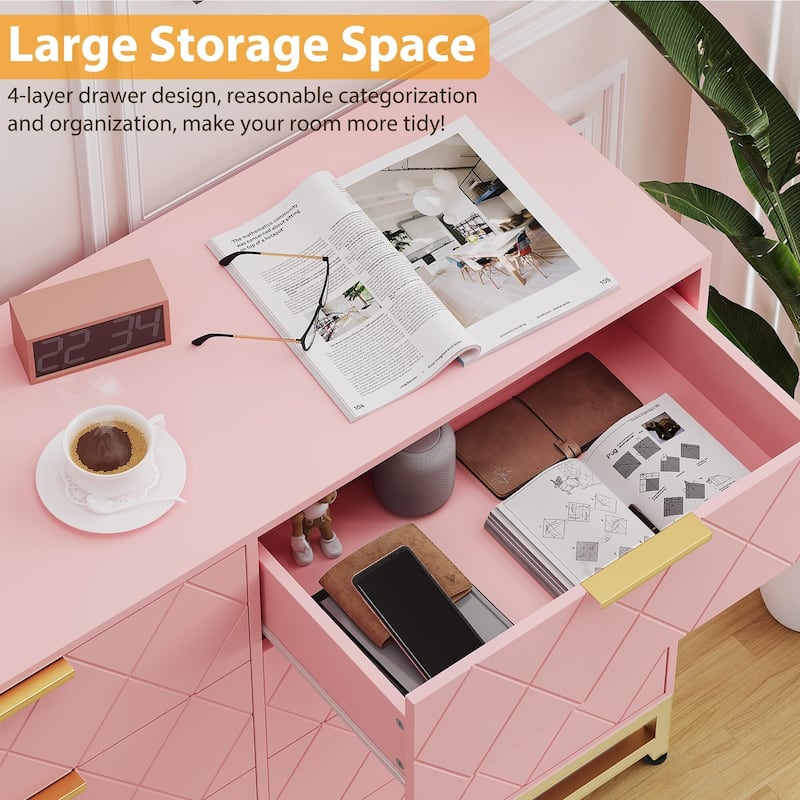 Dresser for Bedroom with 8 Drawer