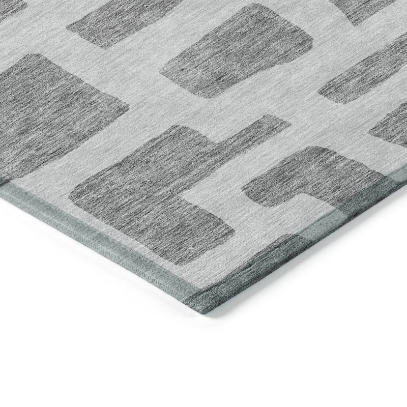 Machine Washable Indoor/ Outdoor Chantille Contemporary Geo Rug