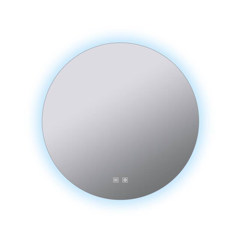 Nordica Round LED Bathroom Vanity Mirror - N/A