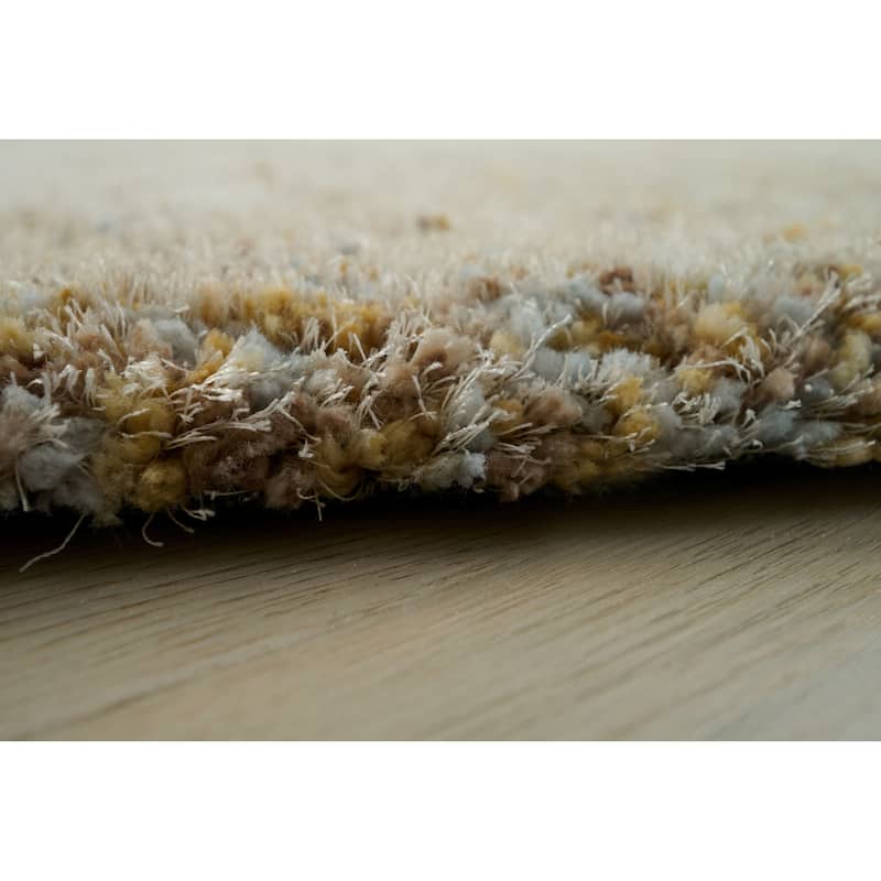 Lisbon Collection Hand Woven Mixed Color Thick Area Rug