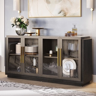 BELLEZE Brixston Sideboard Buffet Cabinet with Storage