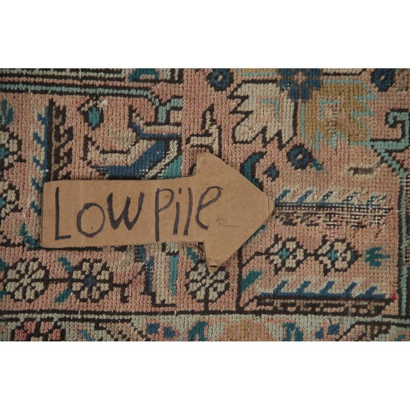 Hand Knotted Oriental 100% Wool Carpet Traditional Medallion Yellow & Gold Tabriz Area Rug - 9' 8'' X 6' 10''