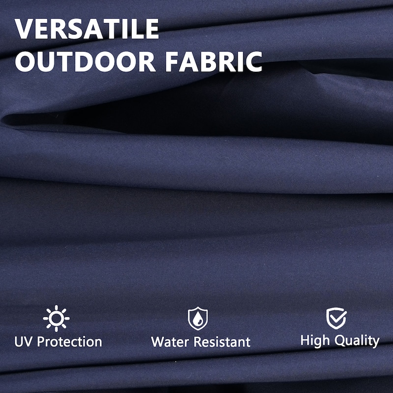 Ainfox 13Ft Large Outdoor Patio Umbrella with Crank With Base