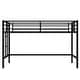 preview thumbnail 3 of 9, Kids Twin Size Metal Loft Bed with Ladder and Guardrails