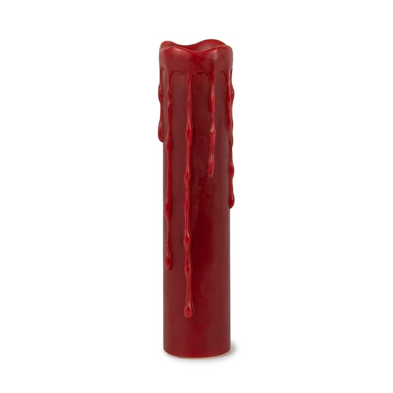 LED Wax Dripping Pillar Candle w/ remote (Set of 2)