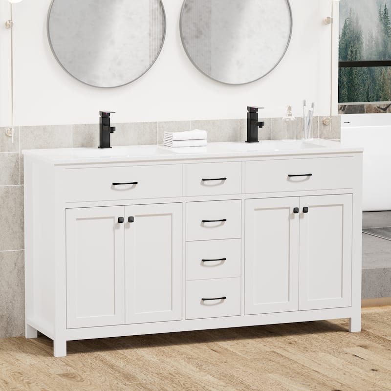 Bathroom Vanity with Sink & Faucet