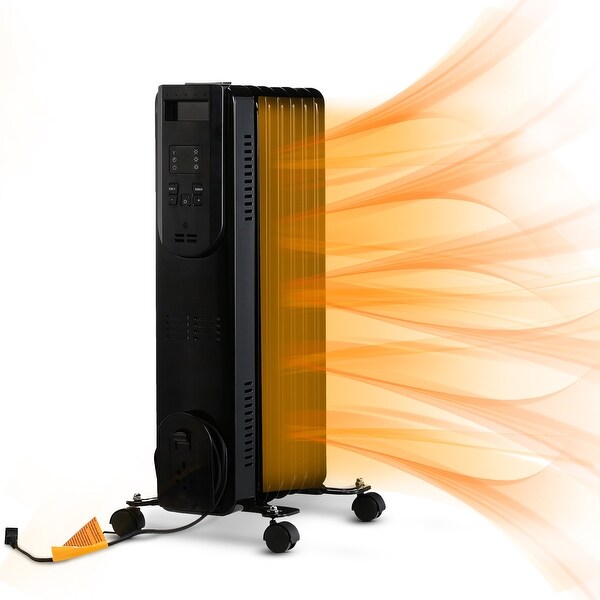 家電 Oil Radiater  Heater OR-128ZW Senville Electric 1500W Oil Filled Radiator Heater - Senville.ca