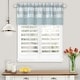 preview thumbnail 9 of 18, Hunter Window Curtain Valance - 58 x 14 - 58x14 Ice Blue