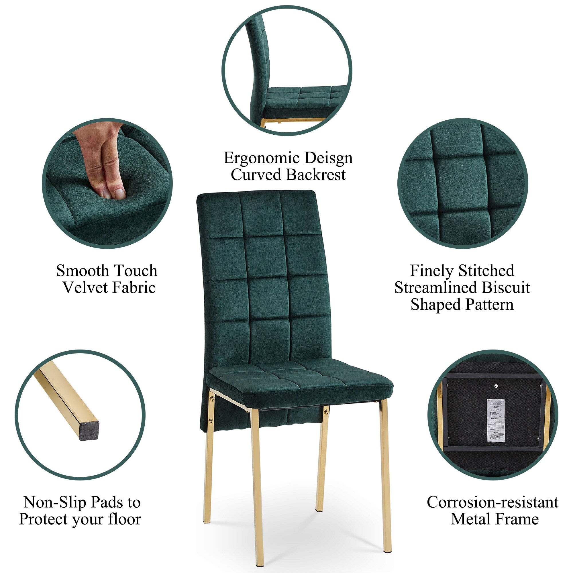 Non fabric shop dining chairs