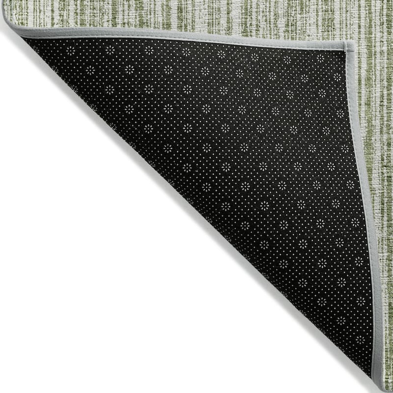 HomeRoots Striped Transitional Rectangle Outdoor Rug