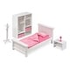 preview thumbnail 2 of 5, Badger Basket Bedroom Furniture Set for 18 inch Dolls - White/Pink