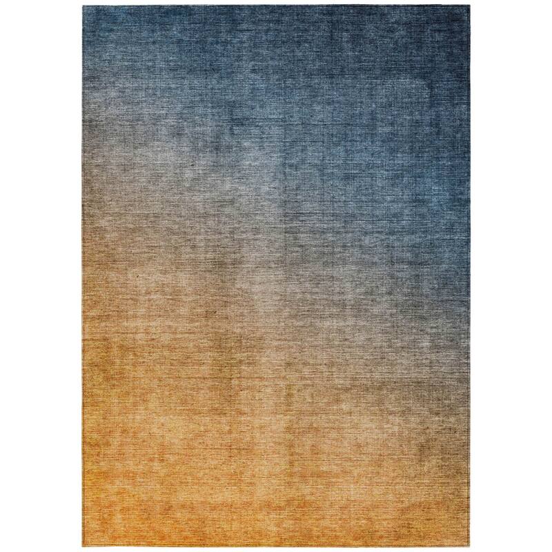 Alvalo Ombre Weather Resistant Blended Style Outdoor Rug