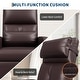 preview thumbnail 8 of 6, Garvee Power Recliner Chair with Massage and Heat, Adjustable PU Leather Sofa with Memory Remote, USB Port